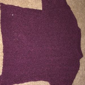 American Eagle Burgundy Sweater